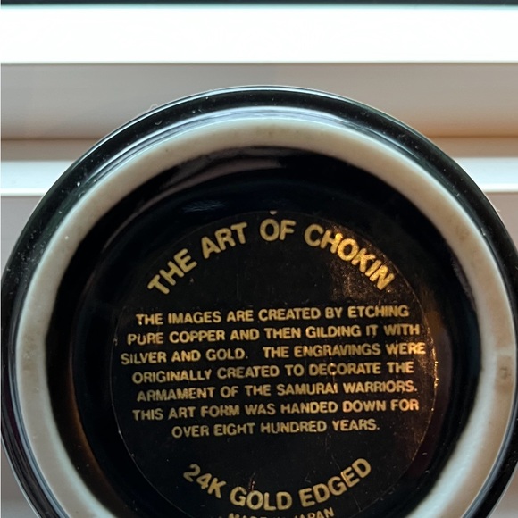 Vintage Chokin 24K Gold Edged~Jewelry/Trinket Box - Picture 4 of 5